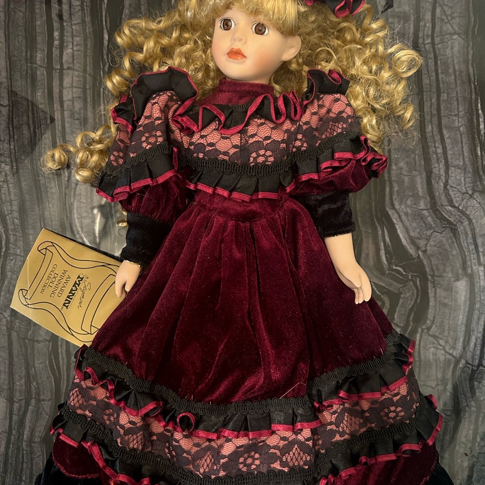 Vintage Porcelain Doll Seymour Mann 18" Belle Limited